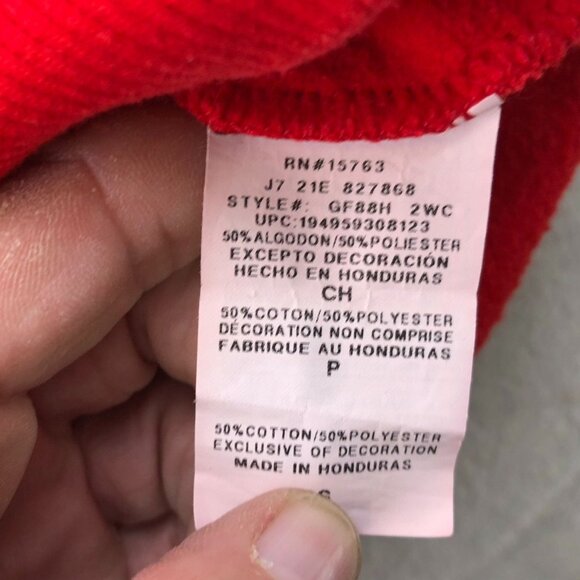 Champion Mens Sweatshirt Small Crew Neck Pullover Activewear Red Casual Classic - Picture 10 of 13